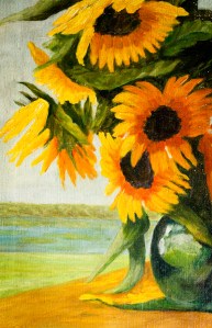sunflower detail